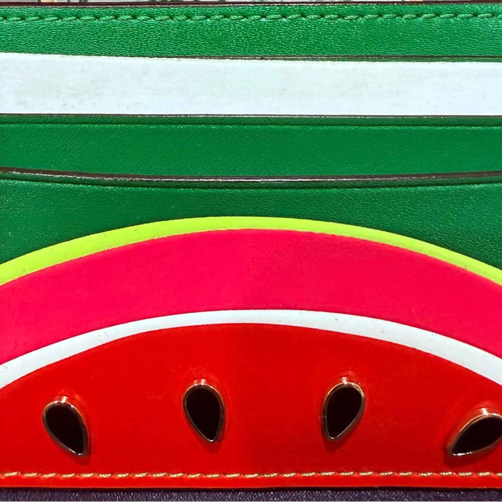 Kate Spade NWT Watermelon Green Card Holder
